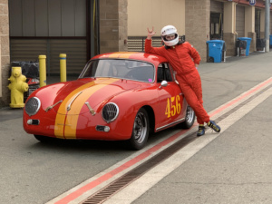 Gunnar and the Porsche friday morning
