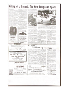 1965 Bourgeault 1600 Sports Racer
